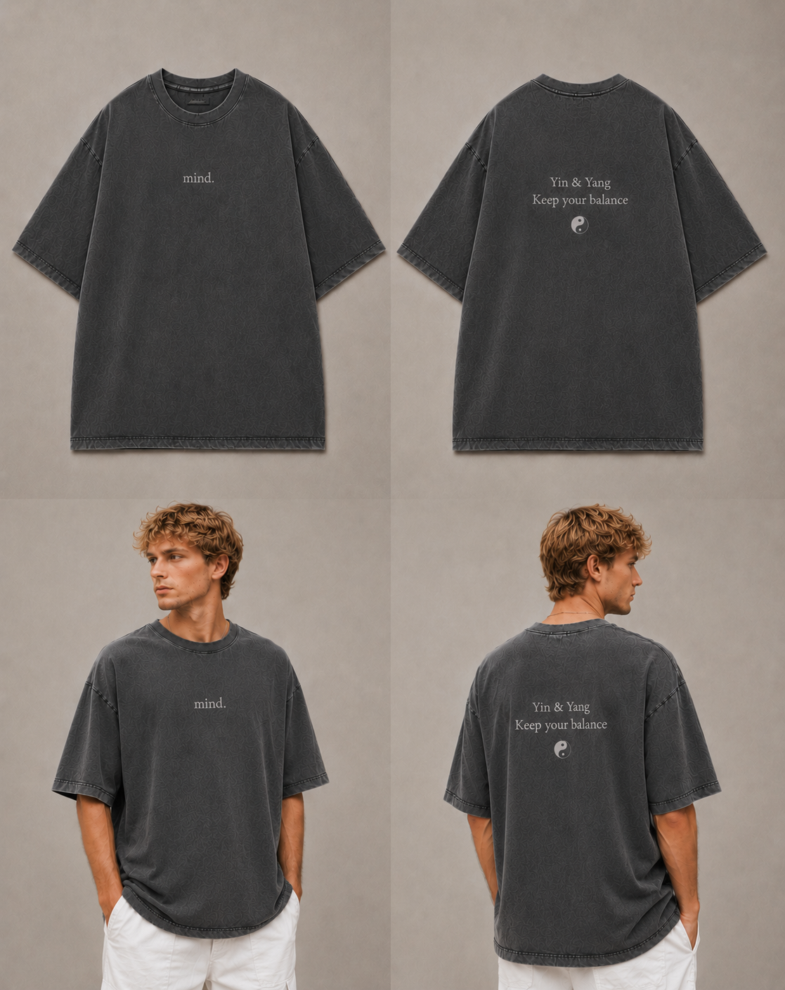 Oversized mind. T shirt