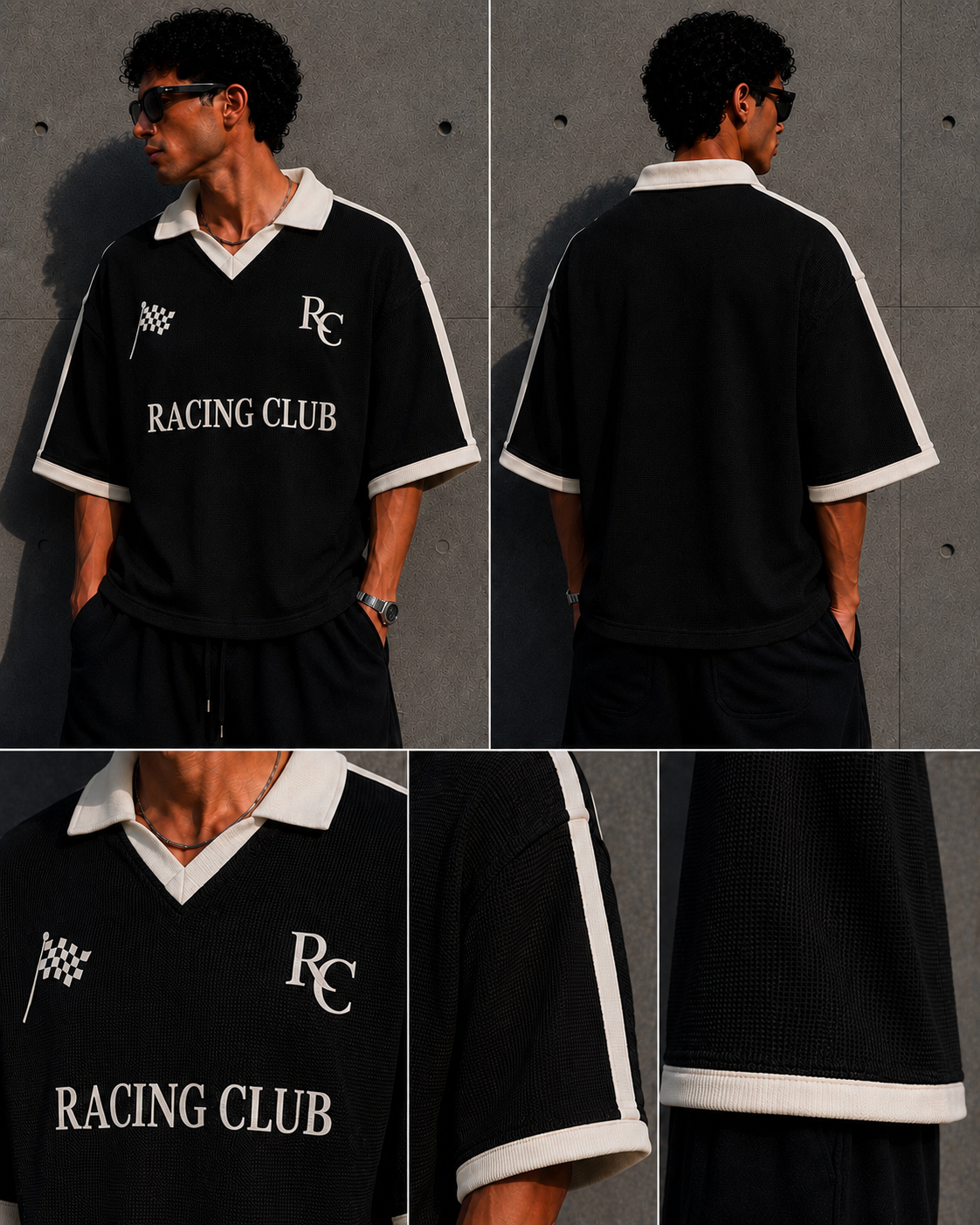 Racing Polo Oversized Shirt