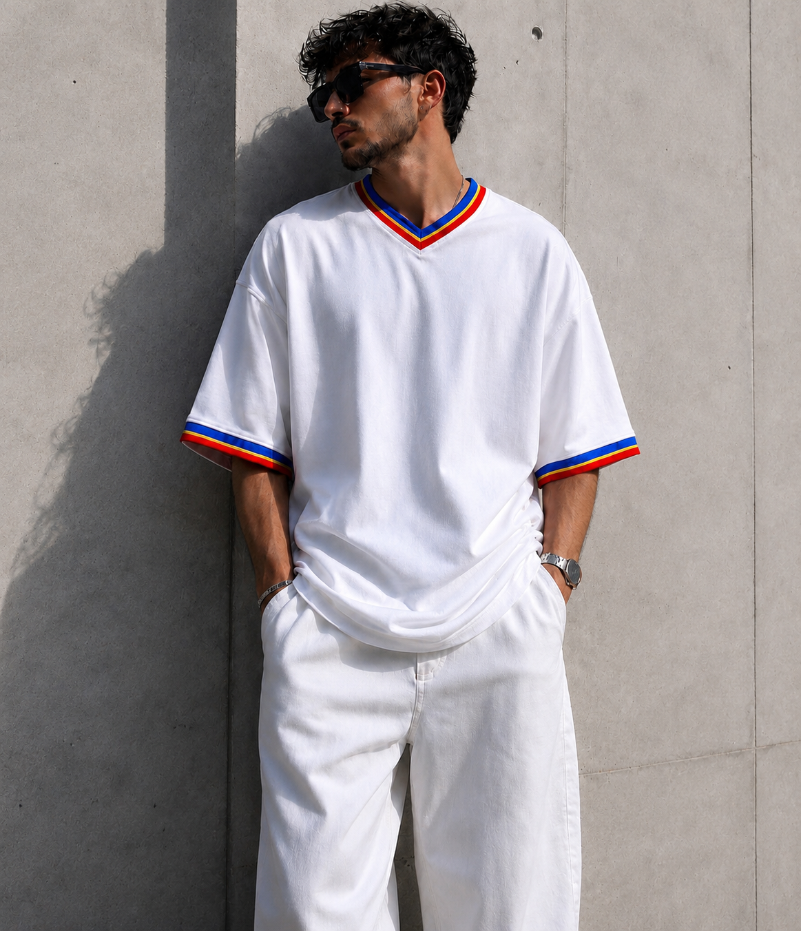 Oversized mind. Stripe Tee T-Shirt