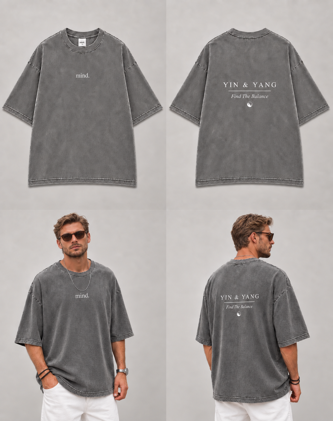mind. Yin&Yang Washed Tee